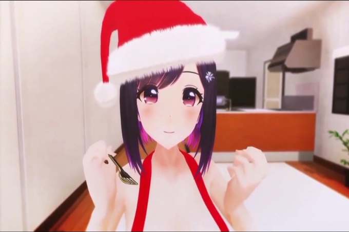 Rin Yuzuki 的第七个 AV ！ Melie 阴蒂与她放荡的圣诞老人女友的亲密性爱