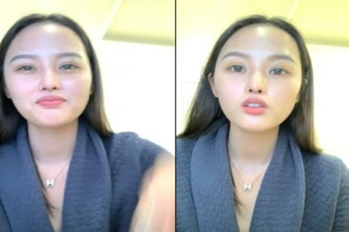 性感可爱兼具的漂亮宝贝~对着镜头和爹爹们谈天说地~就像是跟女朋友聊天一样~